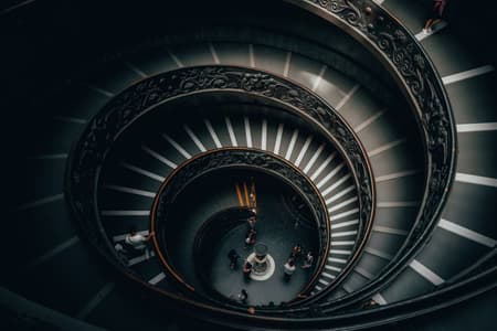 Spiral Staircase at Vatican Museum, Rome
