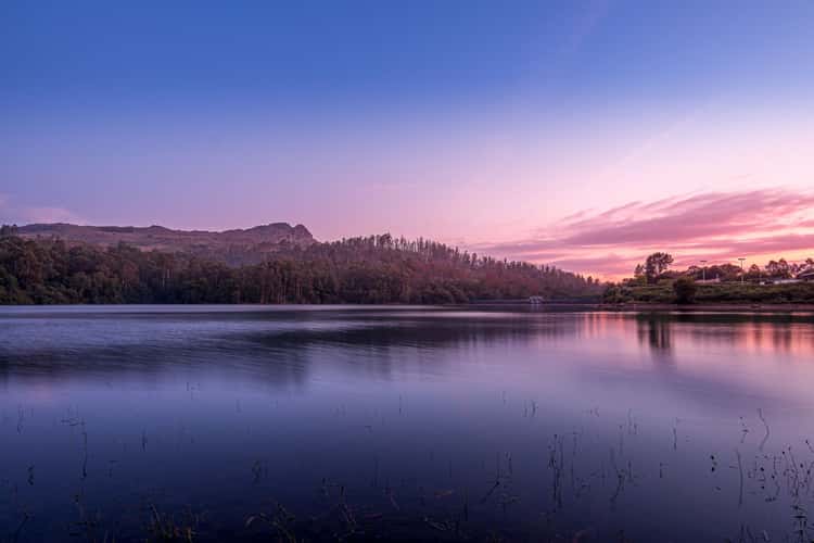 SUNSET AT THE DAM