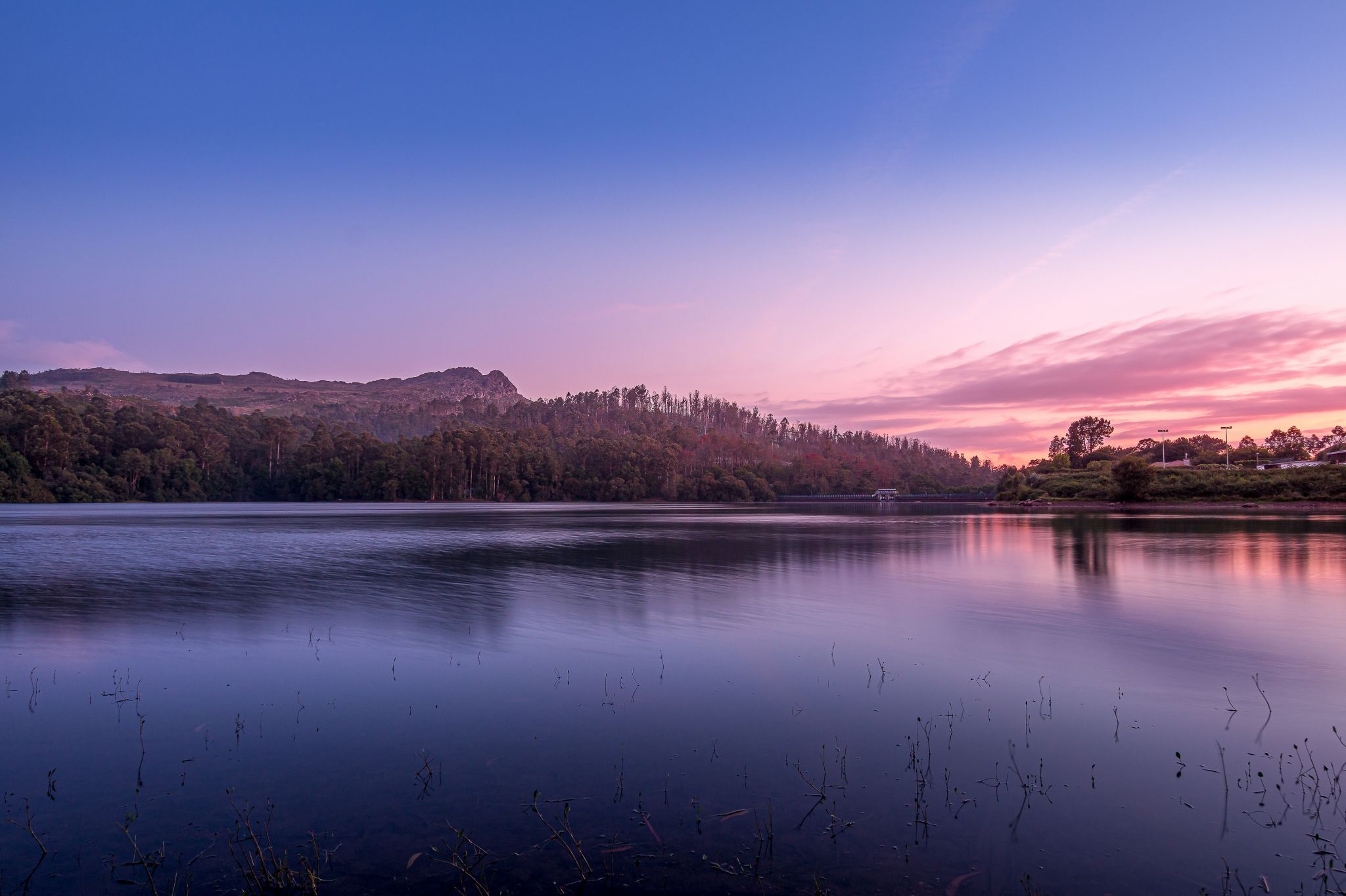 SUNSET AT THE DAM, Spain