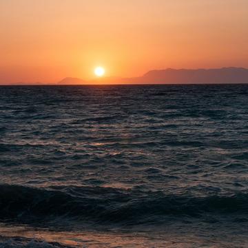 Sunset on Rhodes, Greece