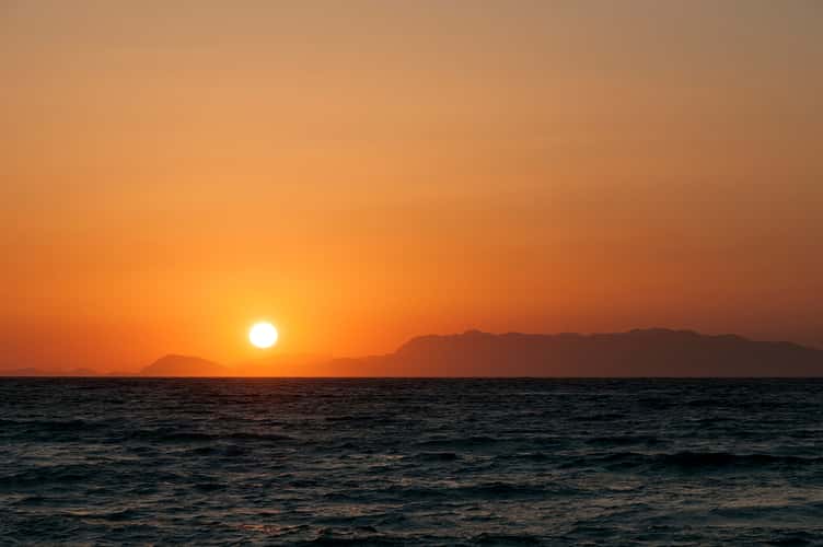 Sunset on Rhodes