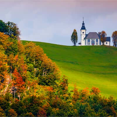 Sv Sobota from the West, Slovenia