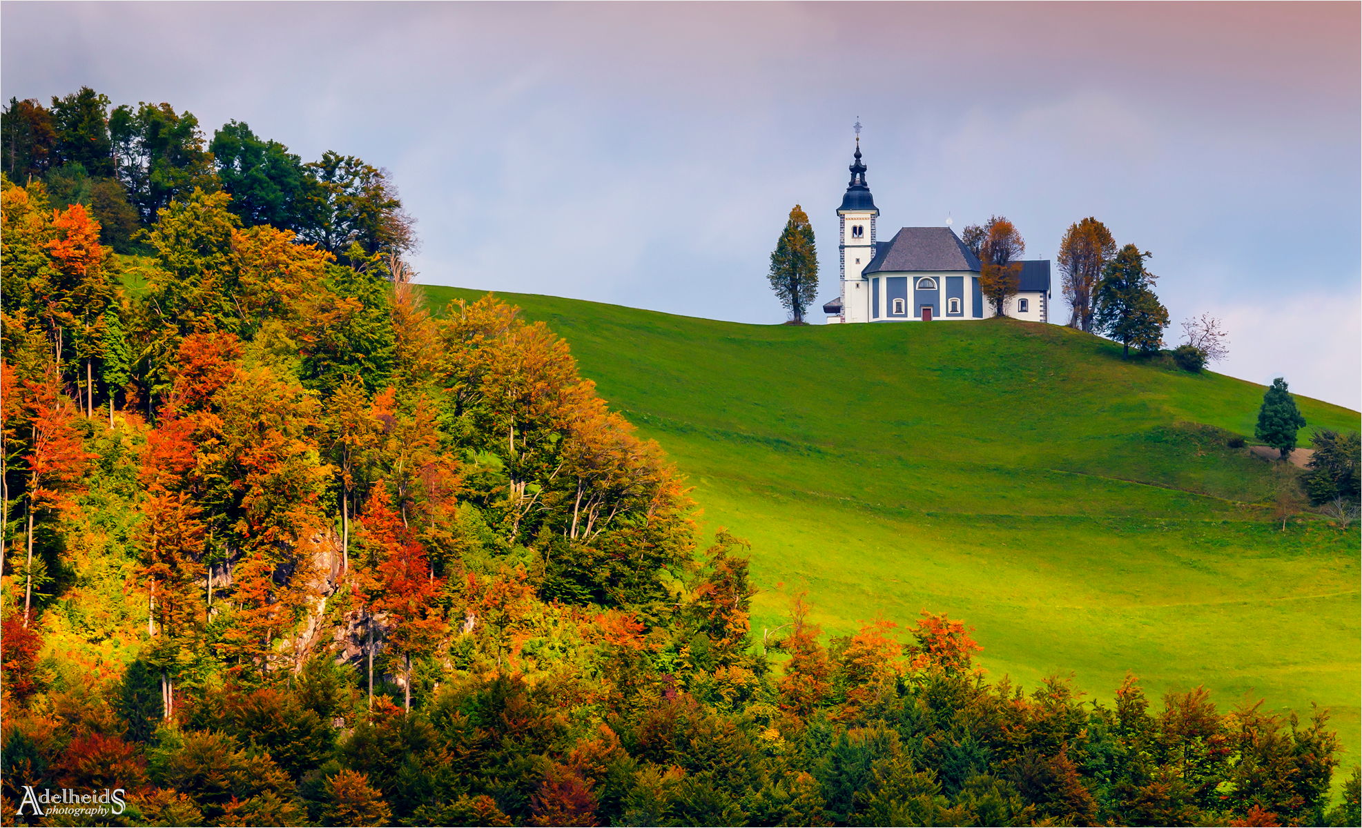 Sv Sobota from the West, Slovenia