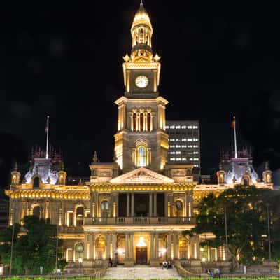 Sydney Town Hall from George St., Australia
