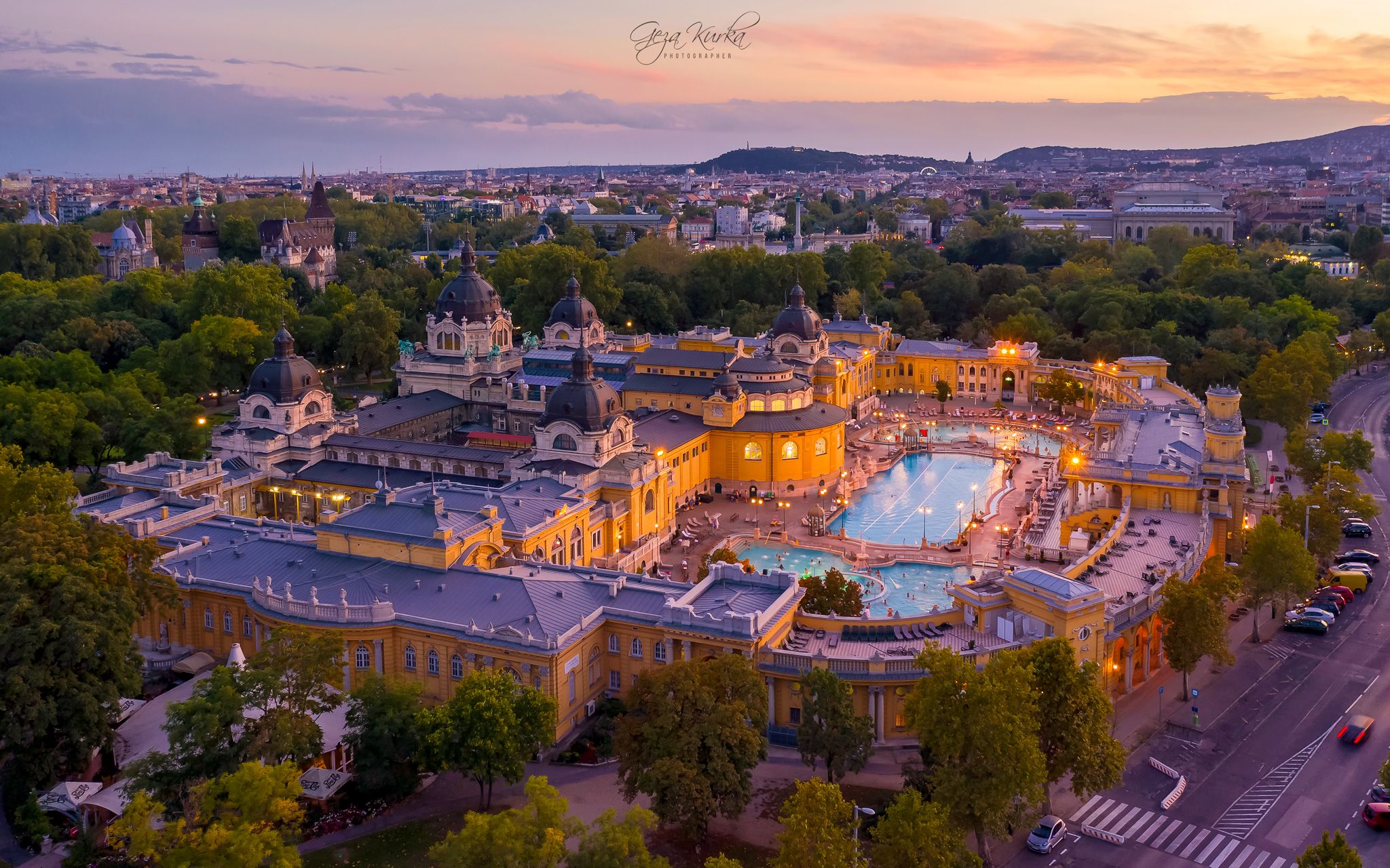Szechenyi Thermal Bath, Budapest, Hungary