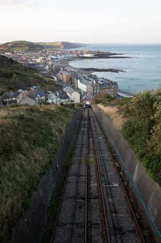 The Aberystwyth Cliff Railway Wales