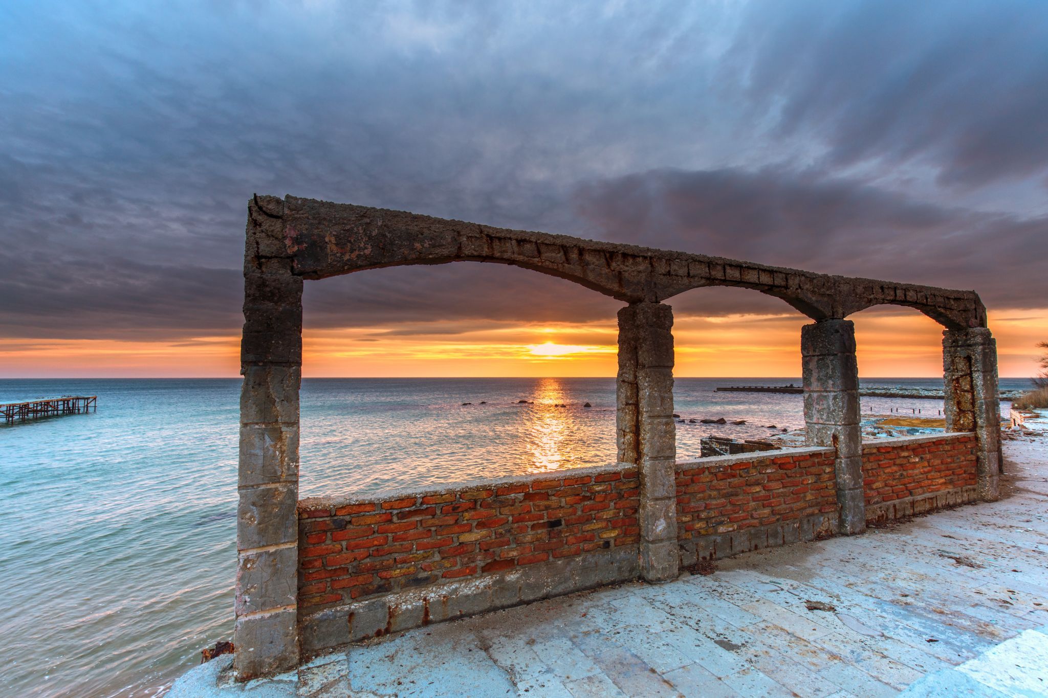 The broken pier, Bulgaria