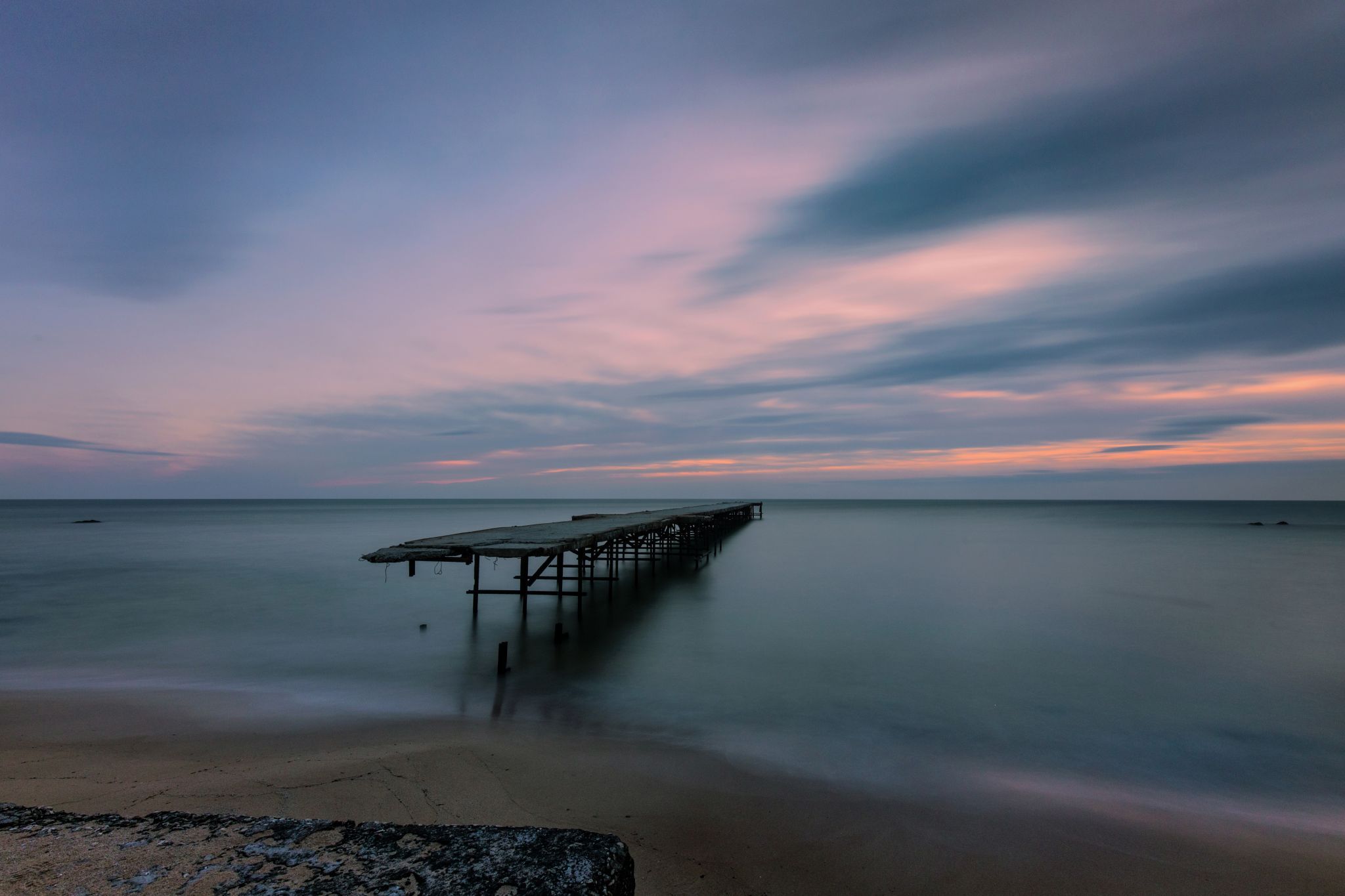The broken pier, Bulgaria