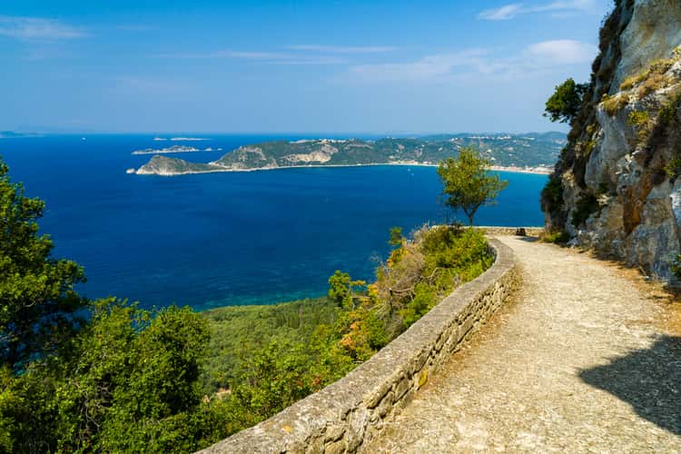 The Donkey Path between Makrades and Agios Georgios, Corfu