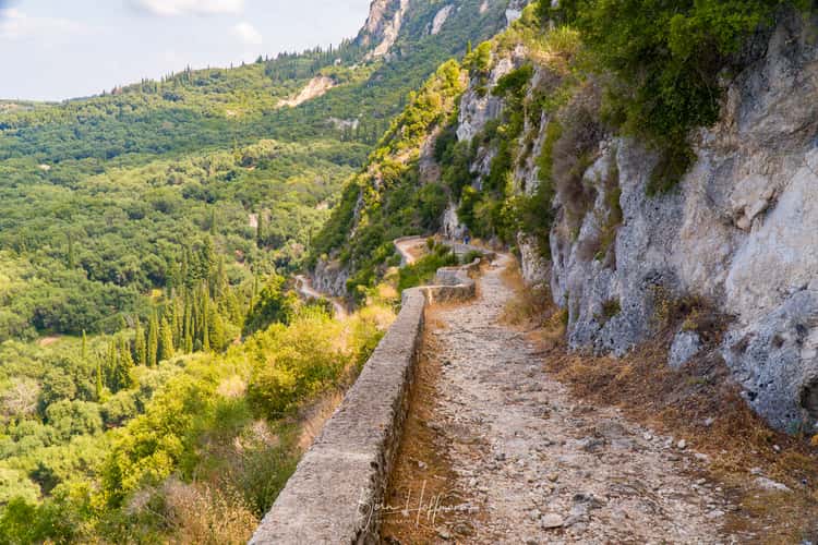 The Donkey Path between Makrades and Agios Georgios, Corfu