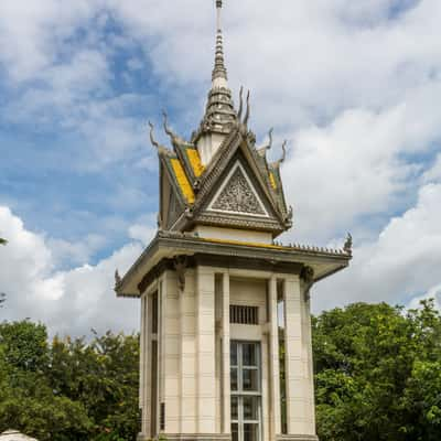 The monuement to the Killing Fields Phnom Penh, Cambodia