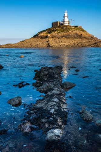 The Mumbles Lighthouse Swansea Wales