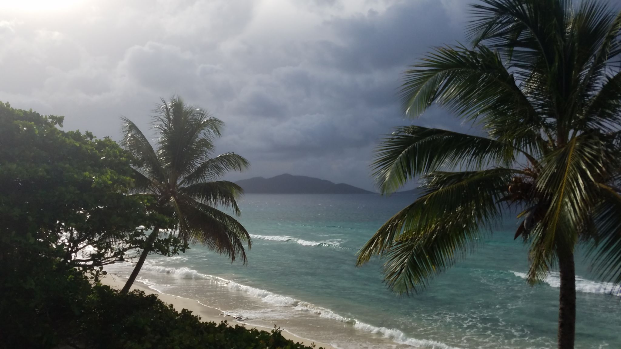 the view from Long Bay Beach Resort 2017, British Virgin Islands