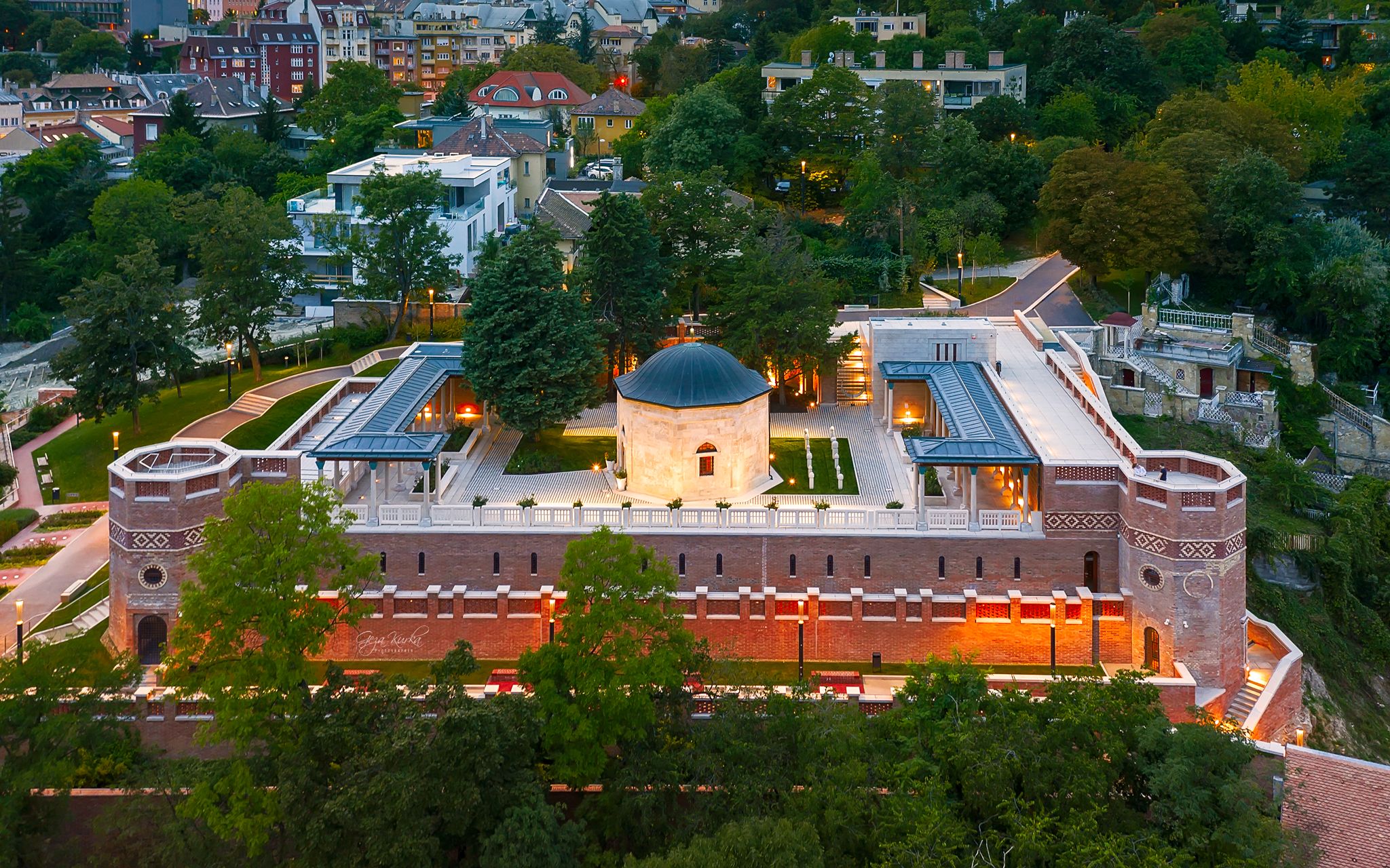 Tomb of Gul Baba in Budapest, Hungary