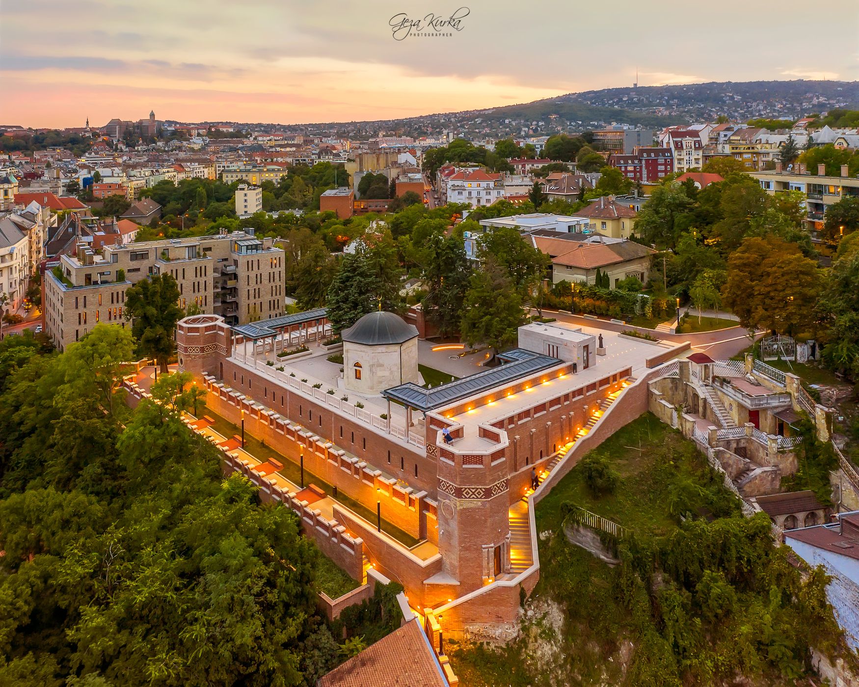 Tomb of Gul Baba in Budapest, Hungary