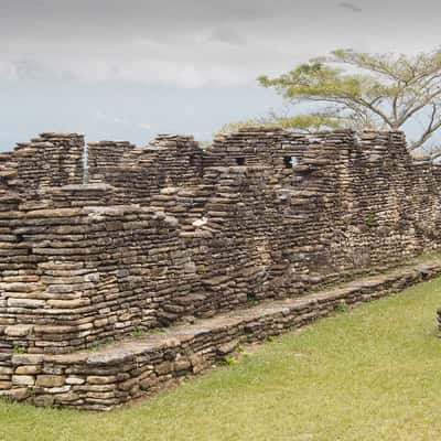 Toniná houses ruins, Mexico