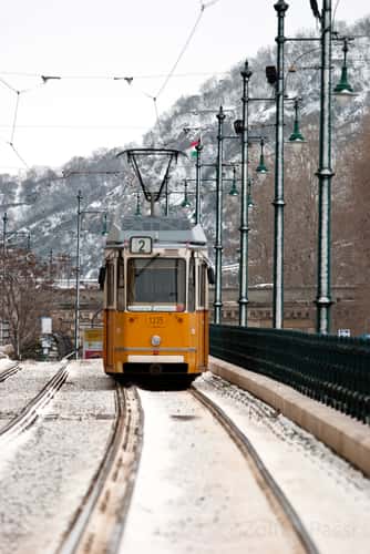 Tram No.2 near Chain Bridge