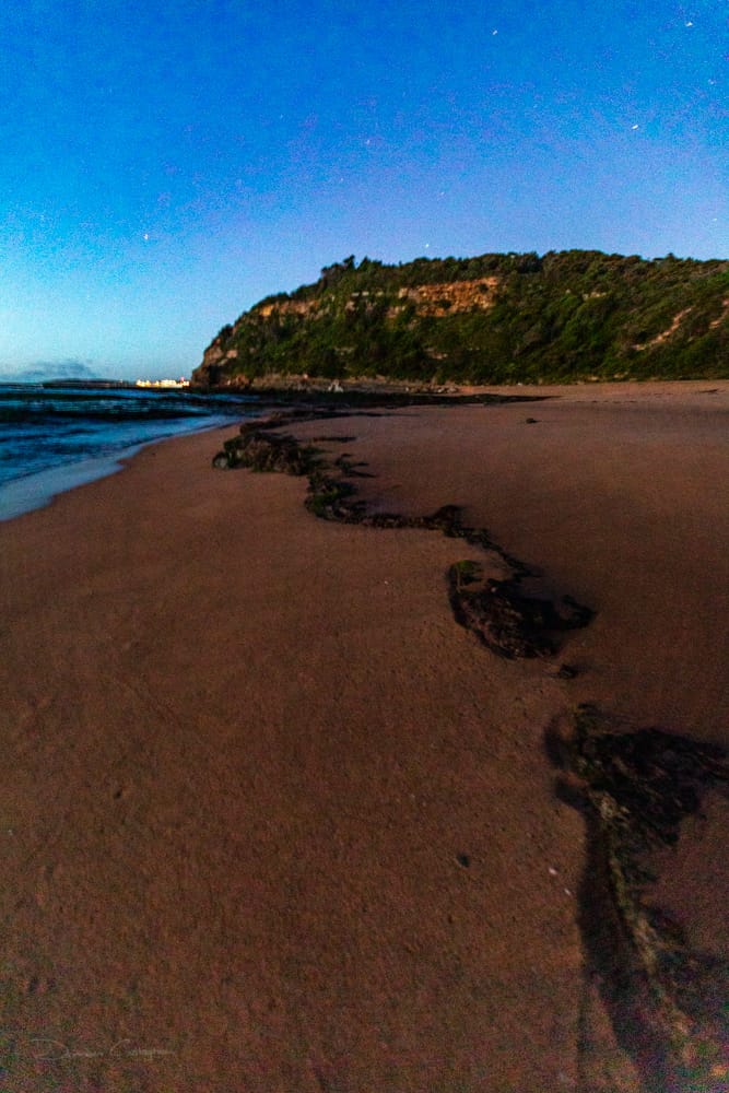 Turimetta Beach blue hour Sydney, Australia