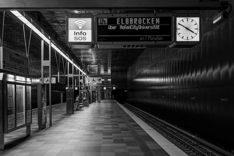Überseequartier - Subway Station, Hamburg