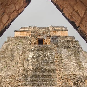 Uxmal, Pyramid of the magician, Mexico