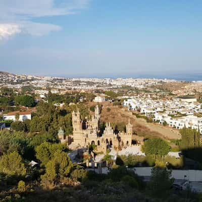 view from above the Colomares Monument, Spain