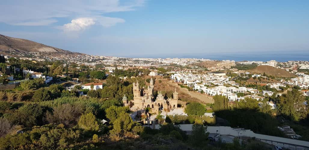 view from above the Colomares Monument
