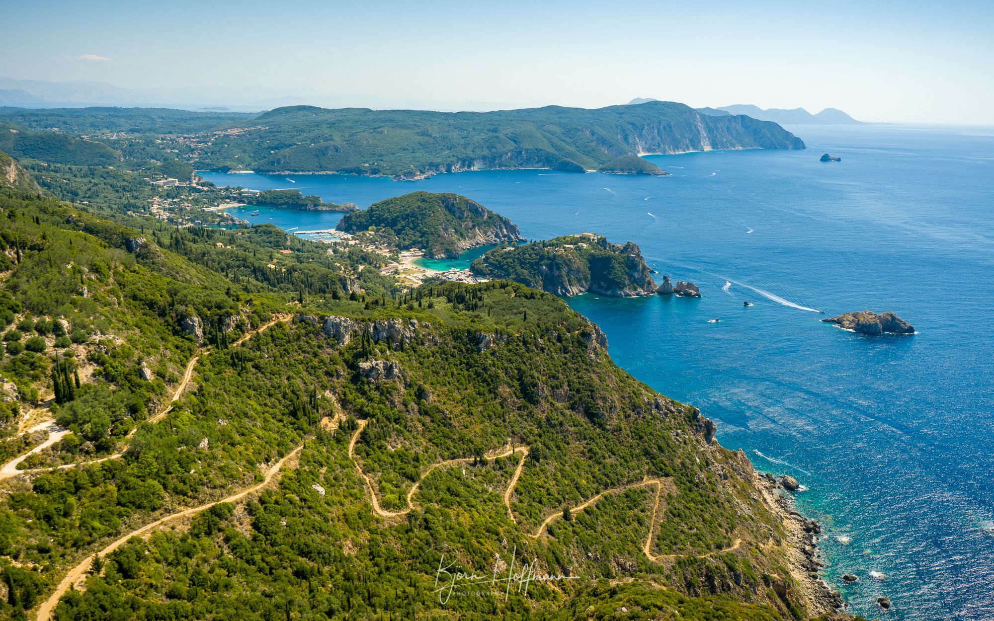 View From Angelokastro Castle At Corfu, Greece