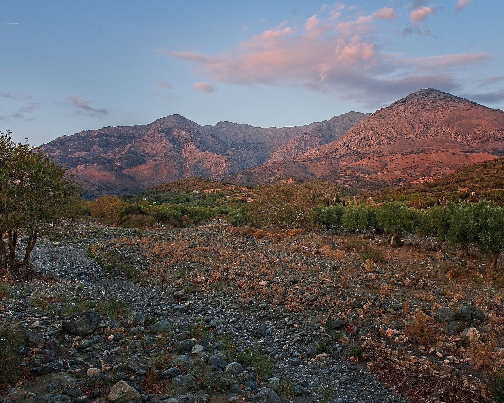 View of Mt. Saos (Samothraki), Greece
