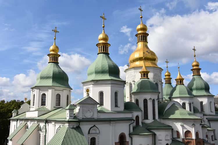 View over St Sophia from belltower
