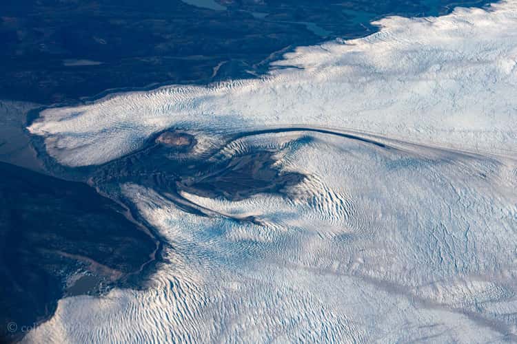 volcano's and glaciers