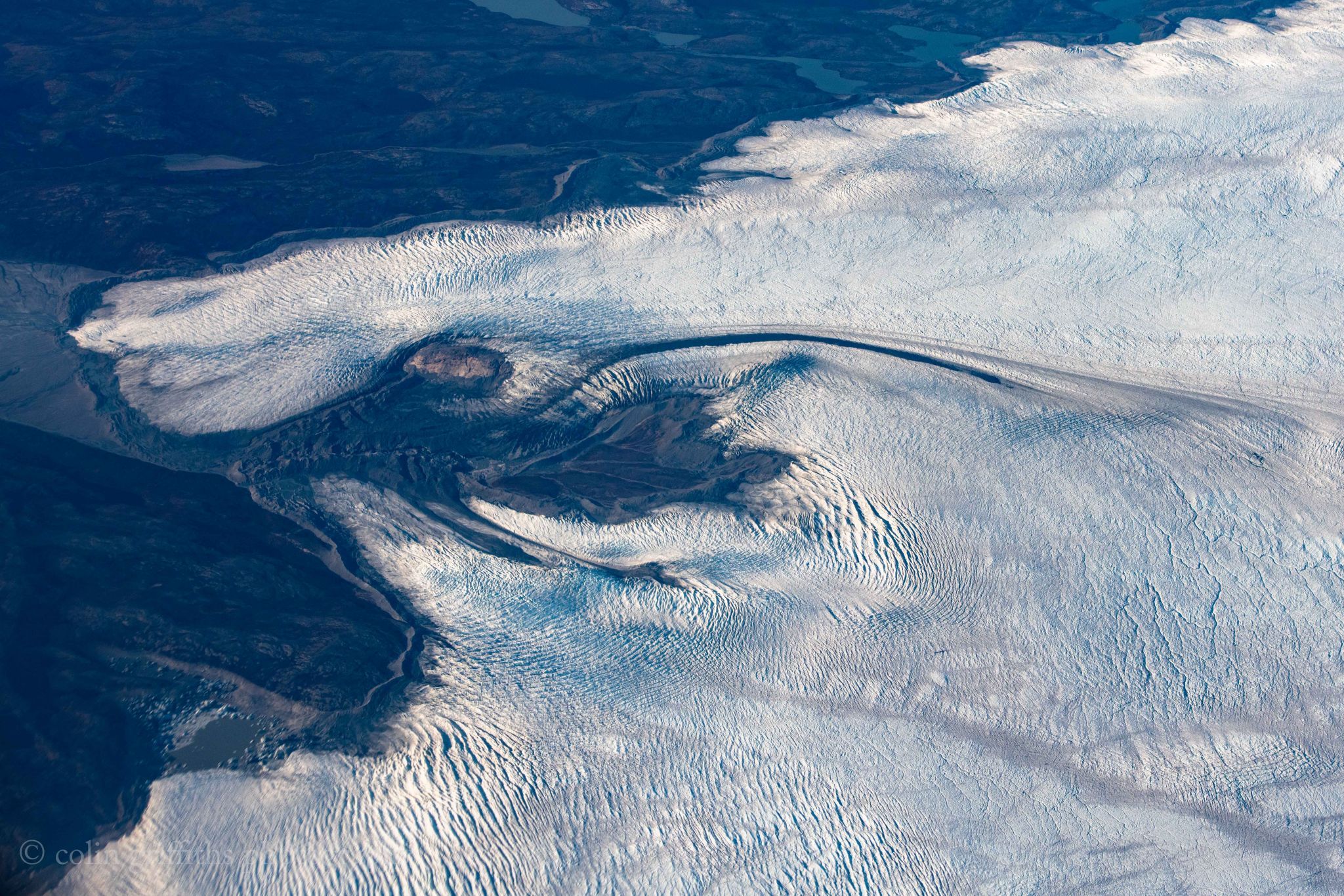 volcano's and glaciers, Greenland