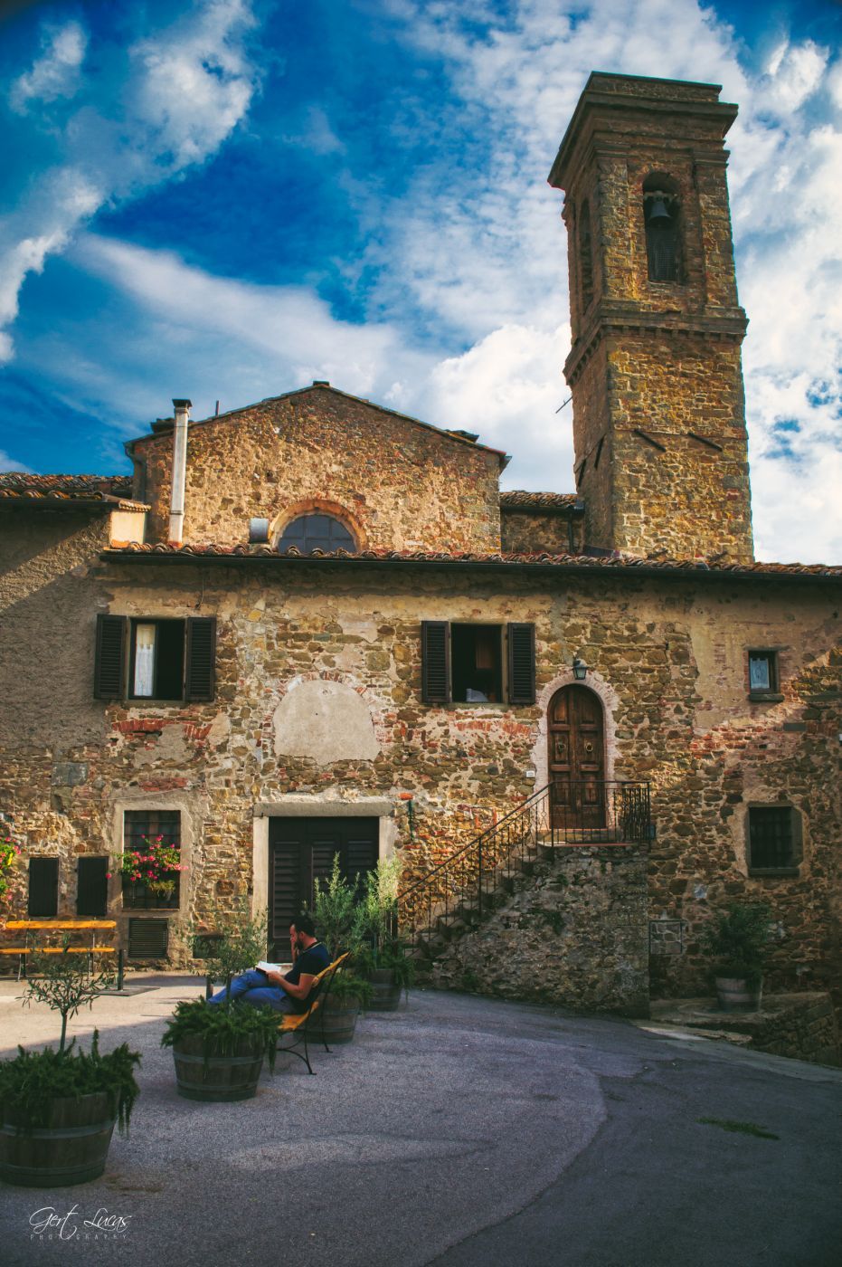 Volpaia - town square, Italy