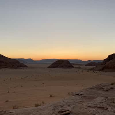 Wadi Rum sunrise, Jordan