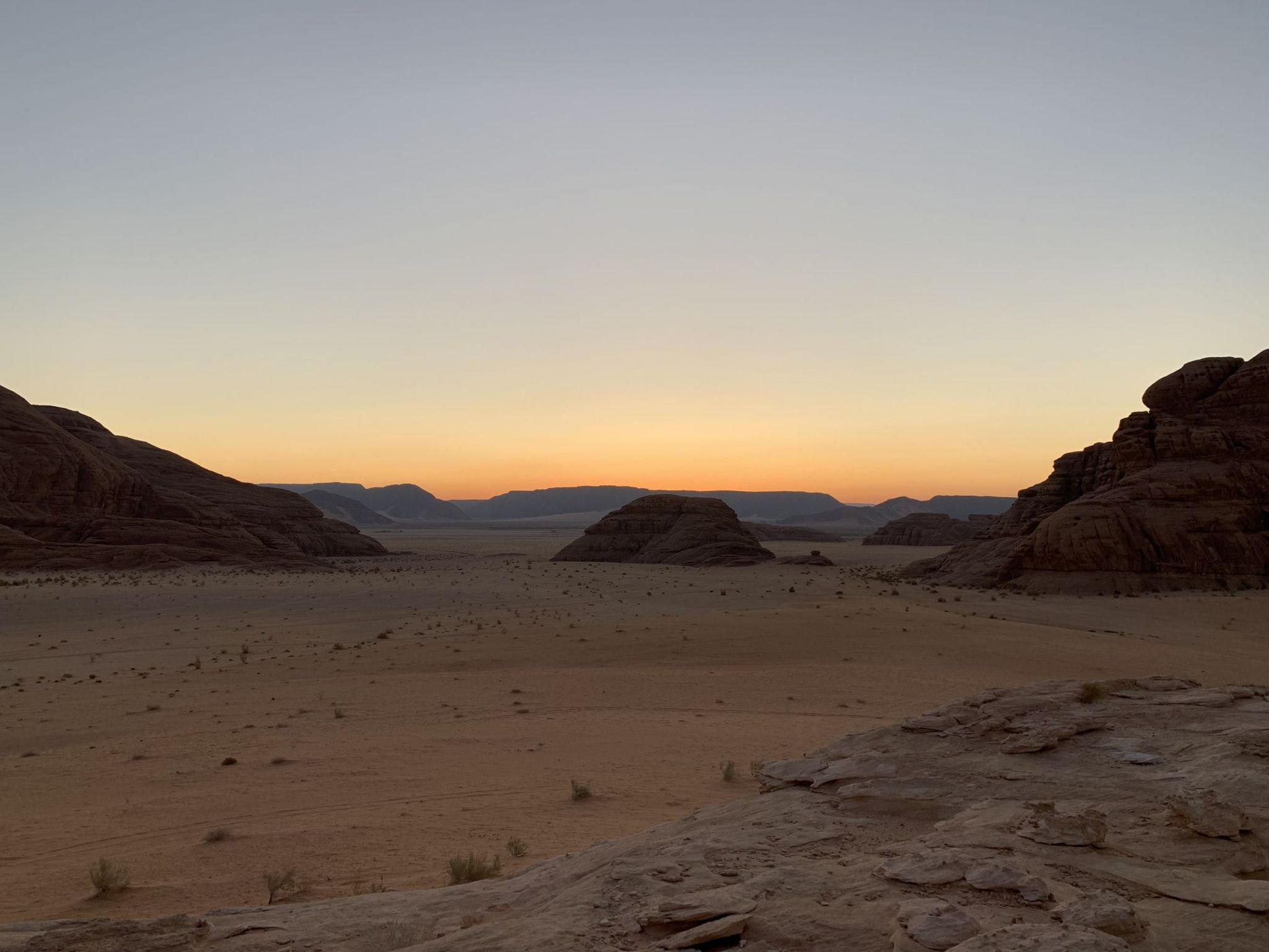 Wadi Rum sunrise, Jordan