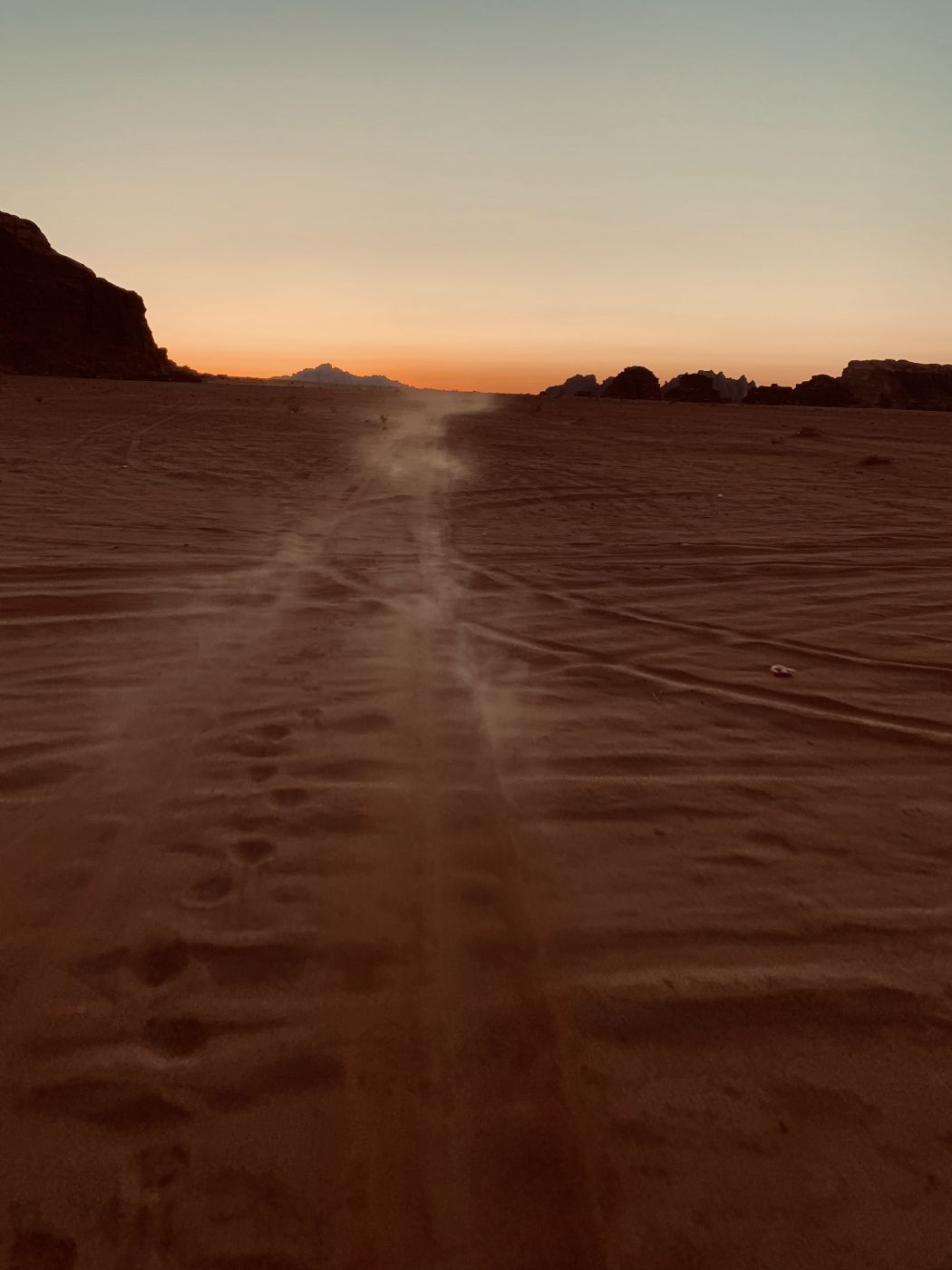 Wadi Rum sunset, Jordan