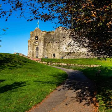 Wales Mumbles Oyestermouth Castle, United Kingdom
