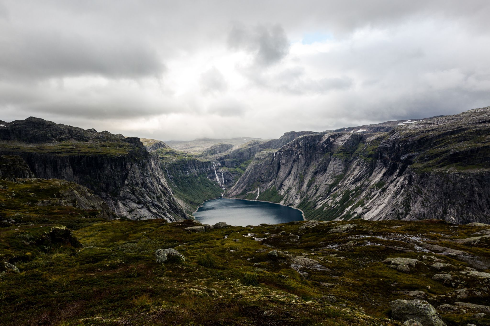 Waterfalls near Trolltunga/Norway, Norway