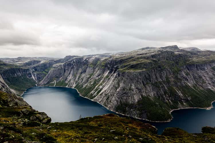 Waterfalls near Trolltunga/Norway