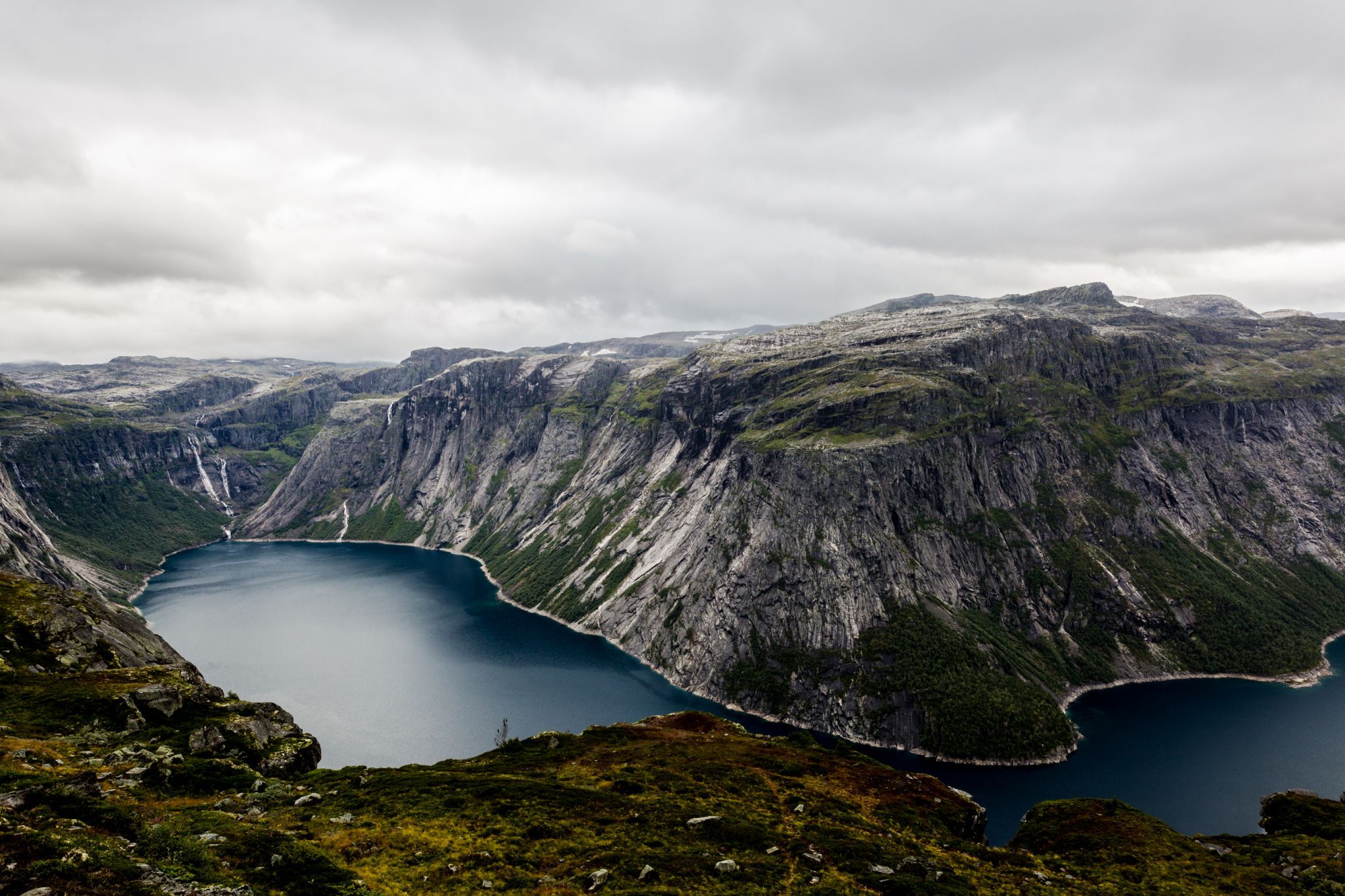 Waterfalls near Trolltunga/Norway, Norway