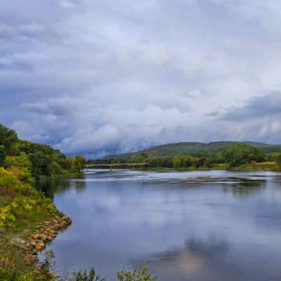 Wilgus State Park on the Connecticut River, USA