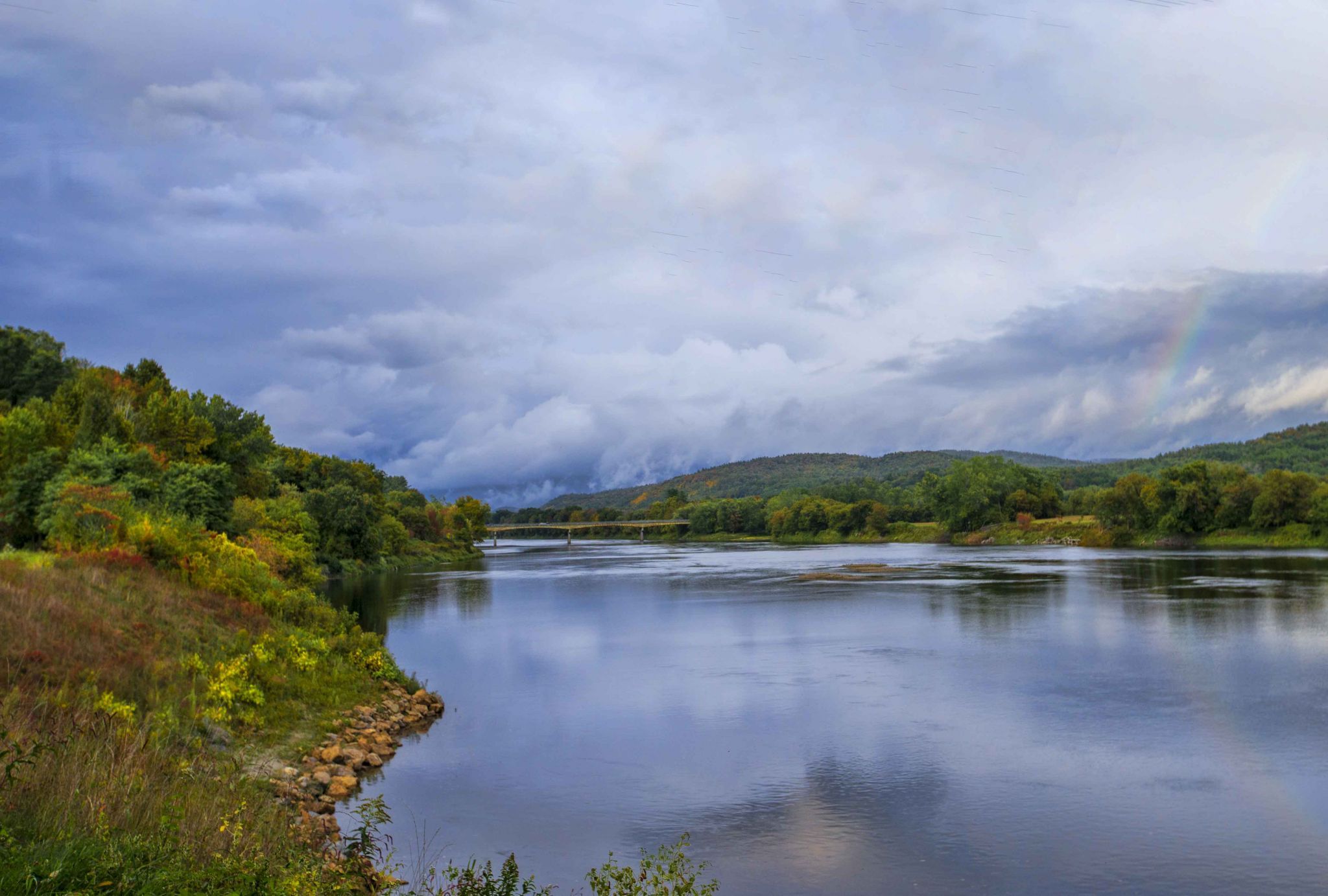 Wilgus State Park on the Connecticut River, USA