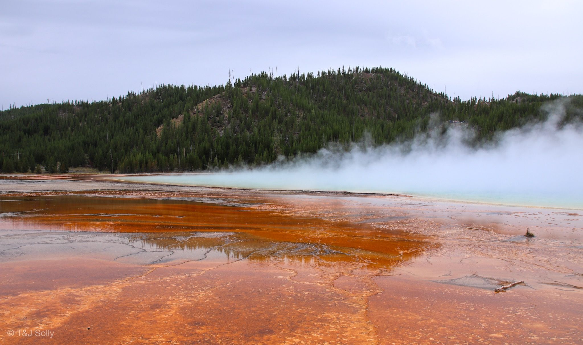 Grand Prismatic Spring, Yellowstone National Park, USA