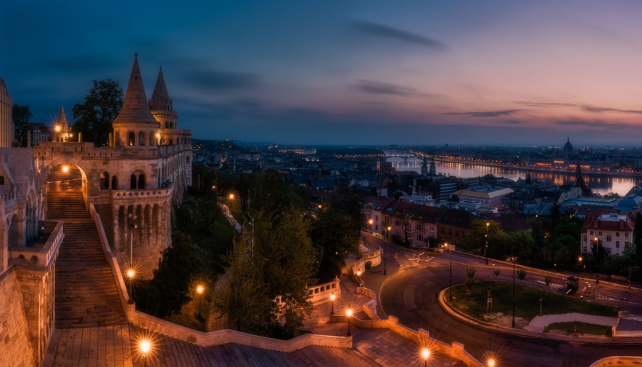 A part of the Fishermans bastion, Hungary