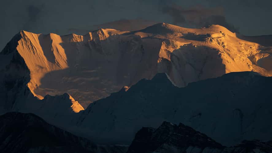 A spot of unknown mountain
