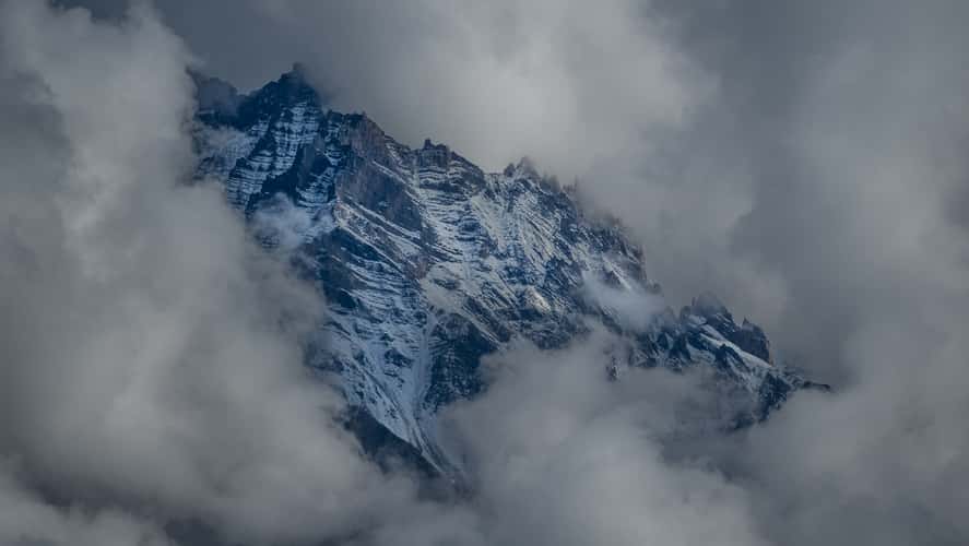 A spot of unknown mountain