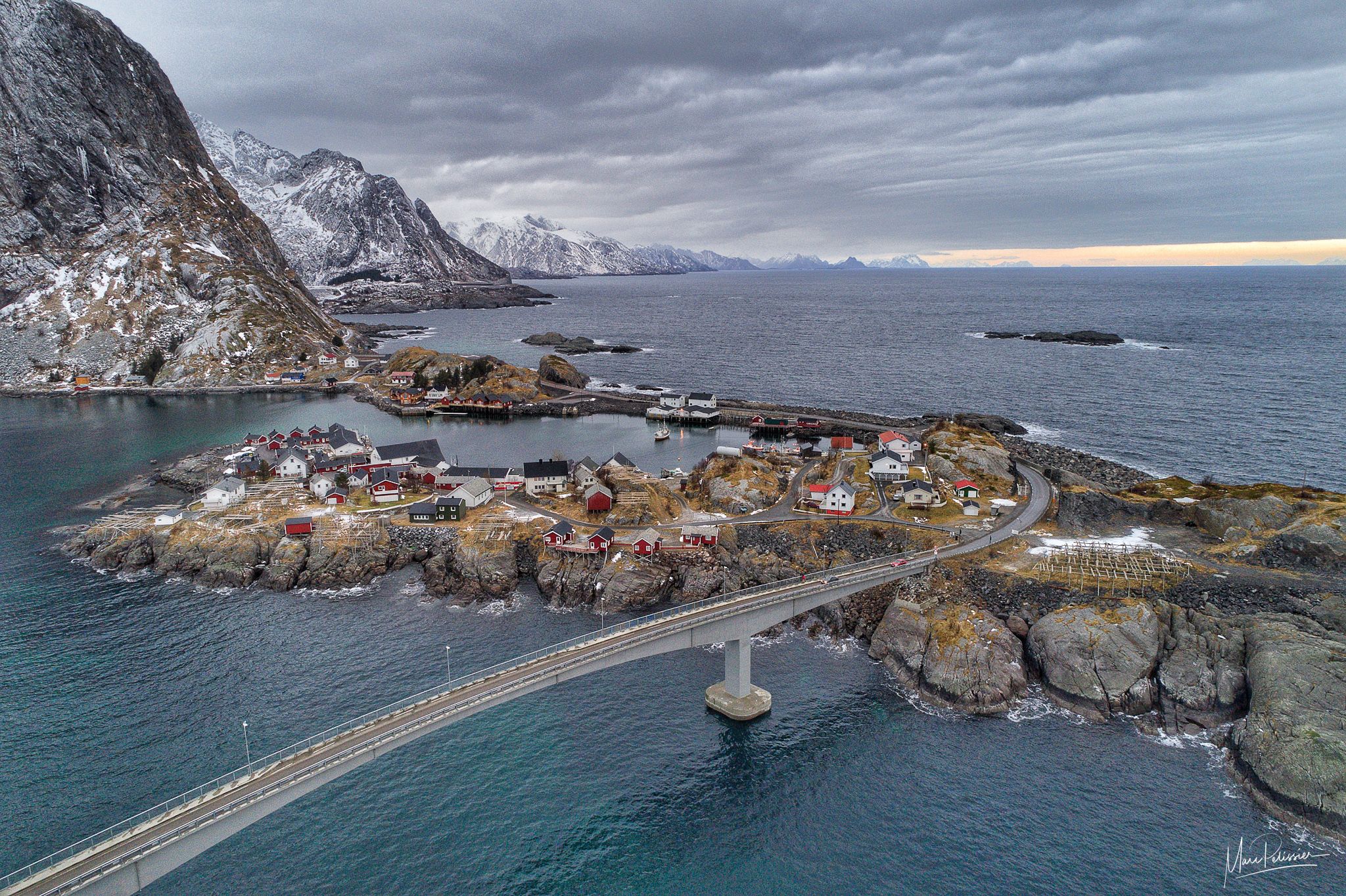 Above Hamnøy Bridge, Norway