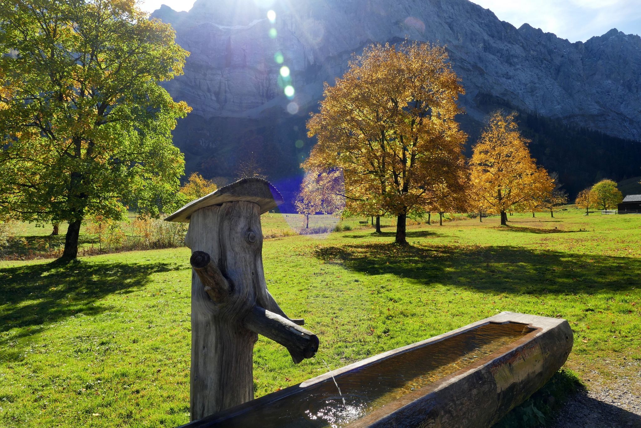 Ahornboden at indian summer, Austria