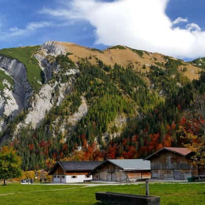 Ahornboden at indian summer, Austria