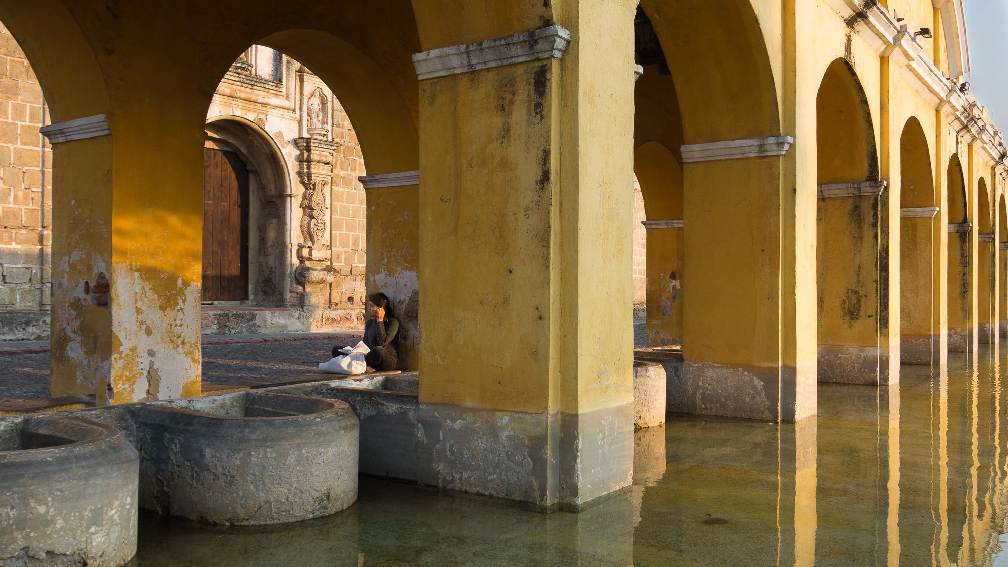 Antigua fountains, Guatemala