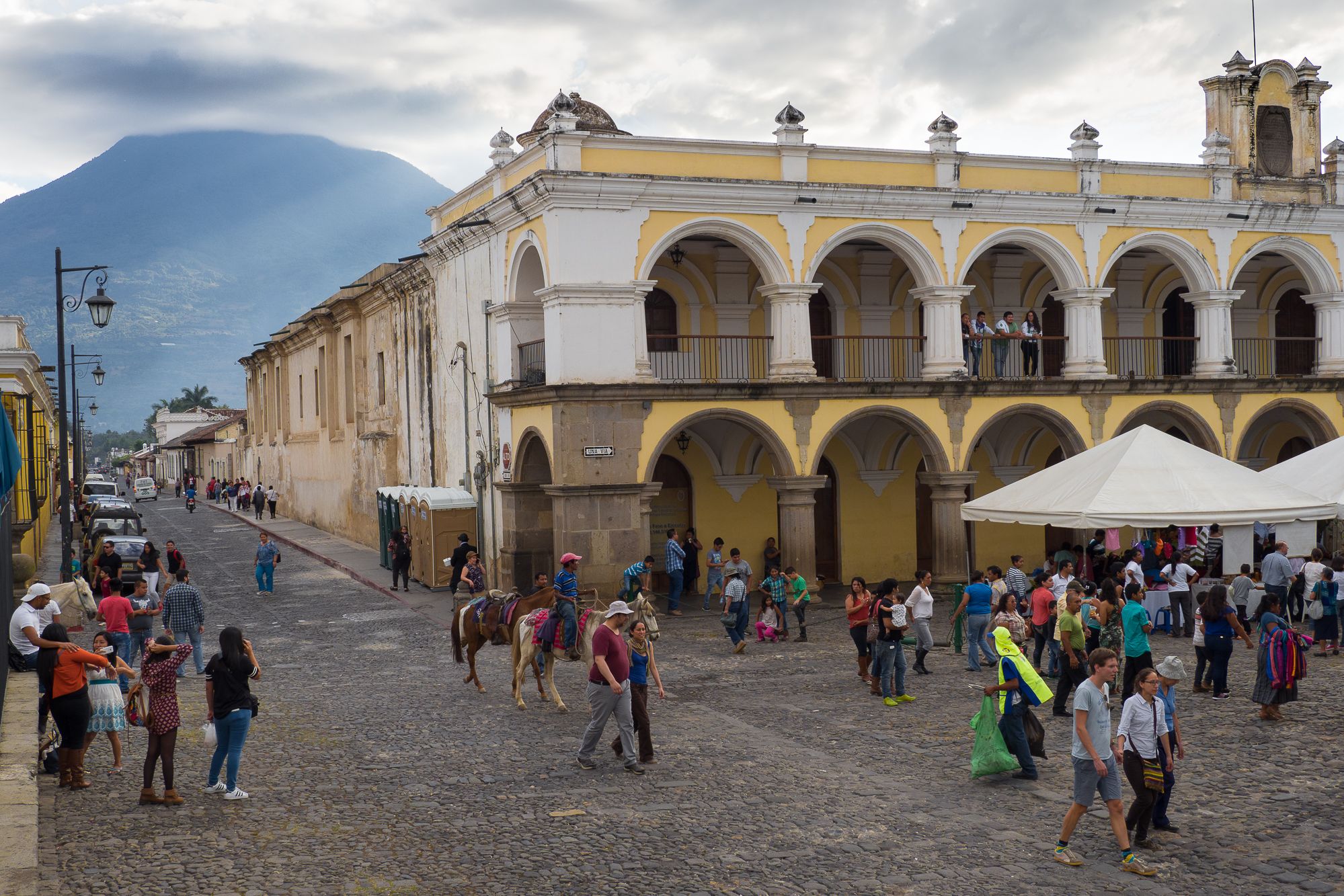Antigua plaza mayor, Guatemala